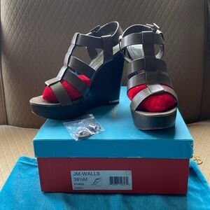 Jean-Michel Cazabat wedge sandals  - Full inclusion